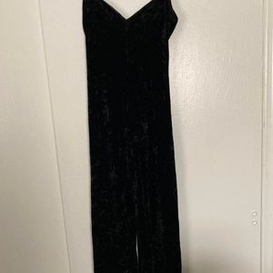 Betsey Johnson velvet jumpsuit size large